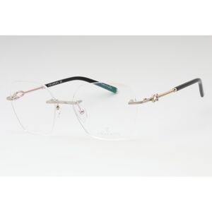 NWT Charriol PC71047-C02 54mm Shiny Silver Eyeglasses